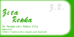zita repka business card
